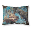 'Caroline'S Treasures Golden Goliath Grouper Fabric Standard Pillowcases, Multicolor'