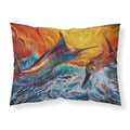'Caroline'S Treasures Reflective Chaos Blue Marlin Fabric Standard Pillowcases, Multicolor'