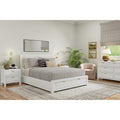 Carmel Queen Storage Bed, White