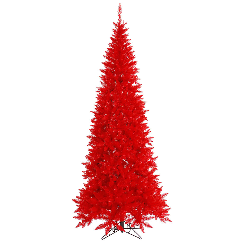 Vickerman 4.5X24 Inch  Red Slim Fir Tree 400T  K161245