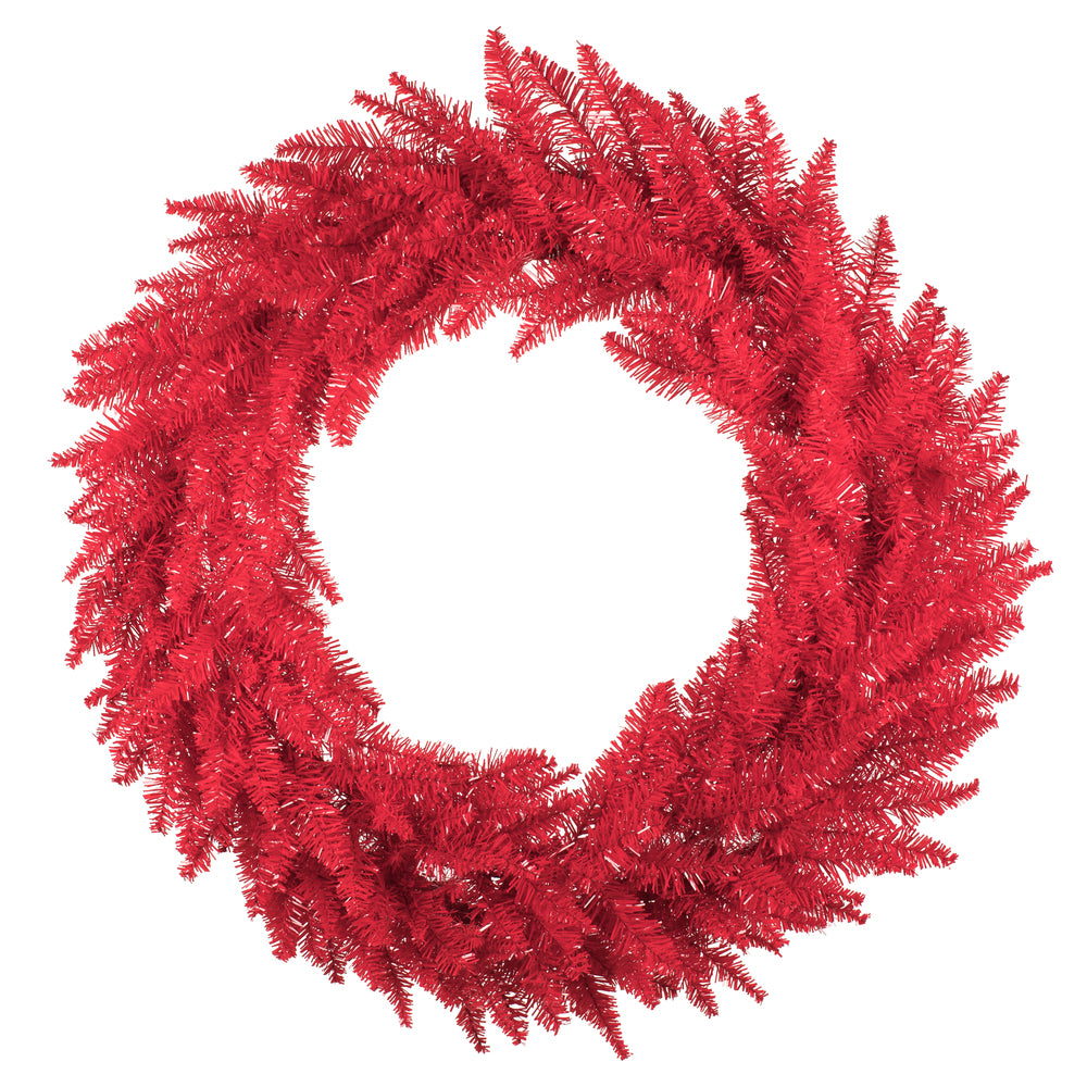 Vickerman 36 Inch  Red Fir Wreath 320T  K161436