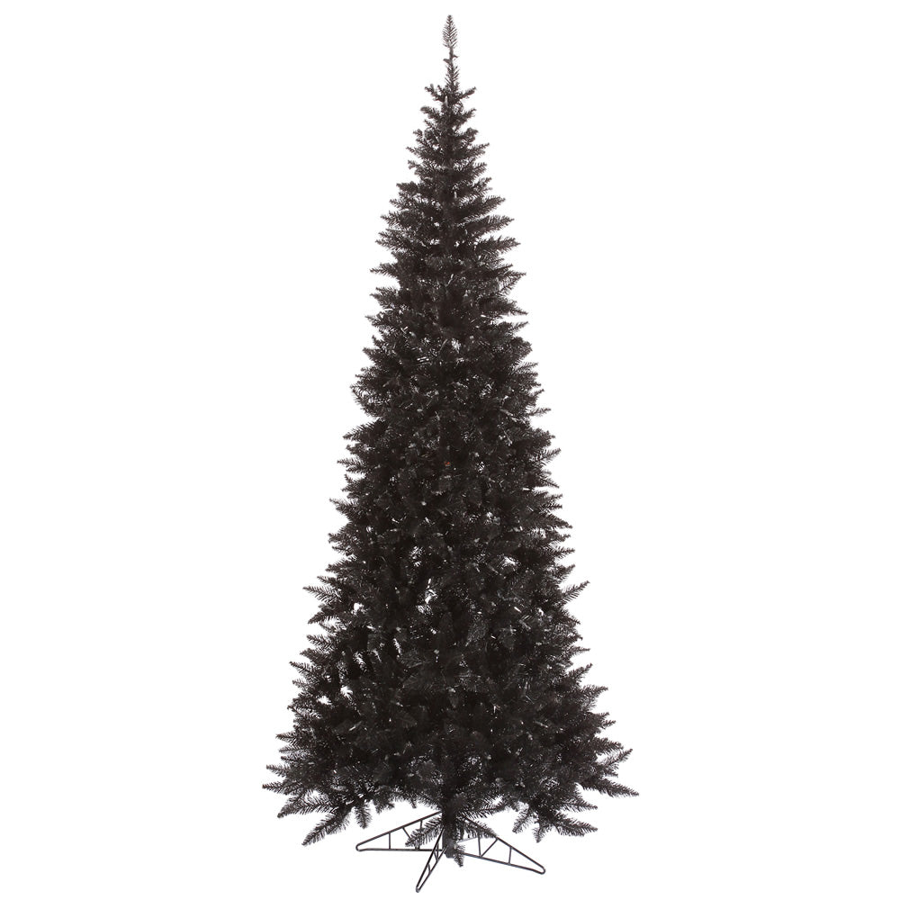Vickerman 7.5X40 Inch  Black Slim Fir Tree 1238T  K161675