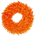 Vickerman 36 Inch  Orange Wreath Dural Led 100Org 320T  K162437Led