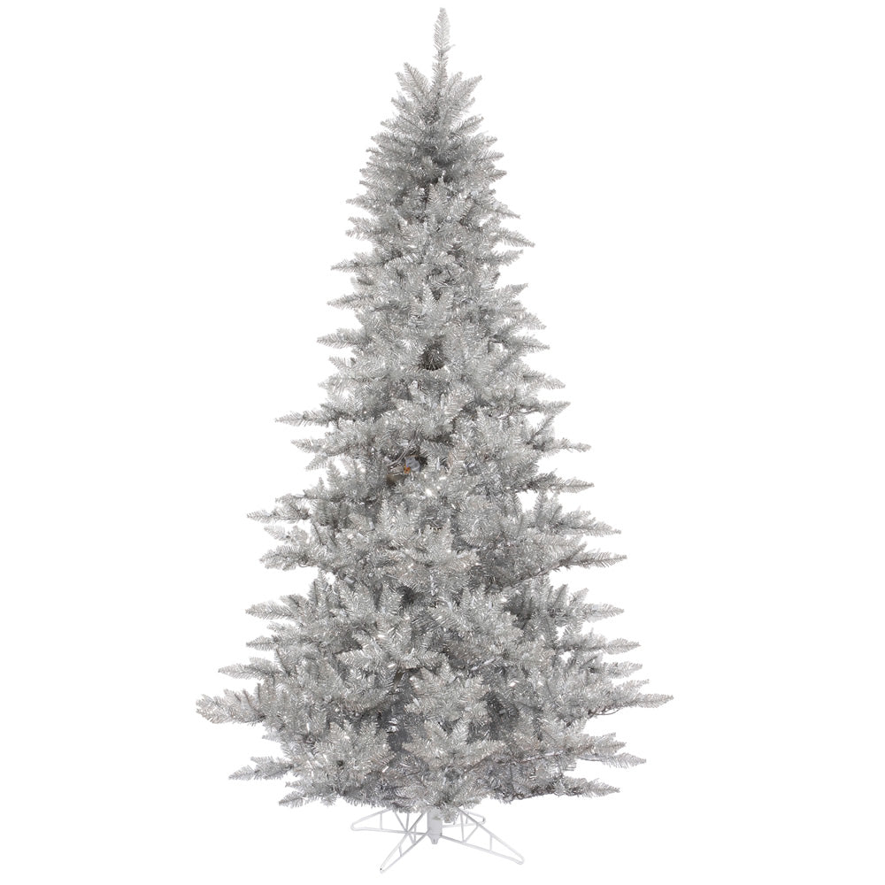 Vickerman 3X25 Inch  Tinsel Silver Fir Tree 234T  K166830