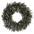 24 Inch  Frosted Douglas Fir Wreath 270T