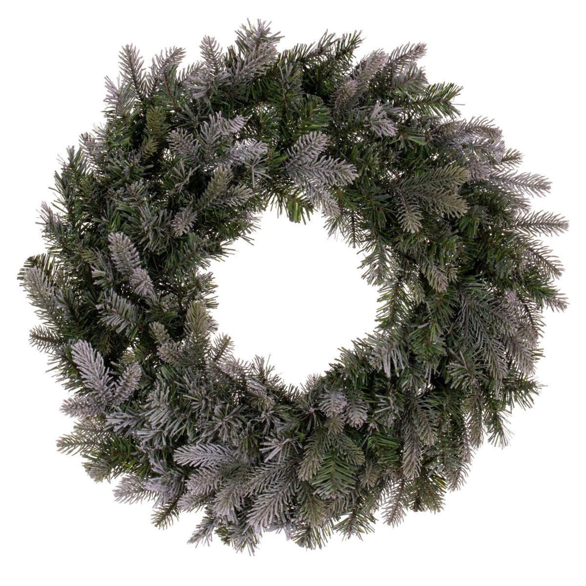24 Inch  Frosted Douglas Fir Wreath 270T
