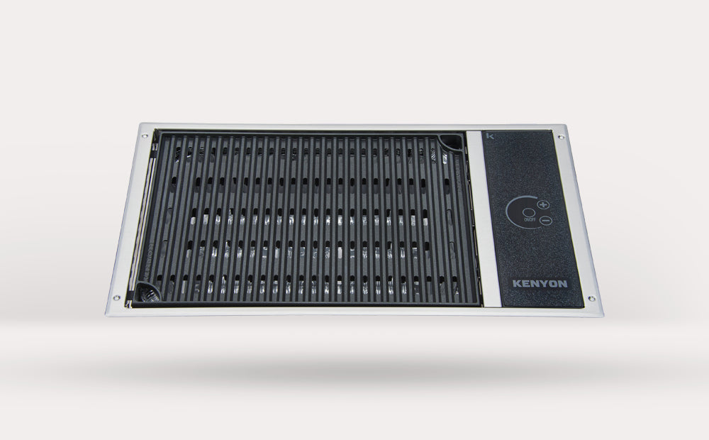 Kenyon B70060 120V No Lid Configuration Electric Grill  Stainless Steel