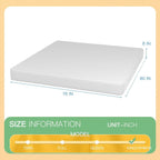 King size 8-inch Thick Medium Firm Cool Gel Memory Foam Mattress