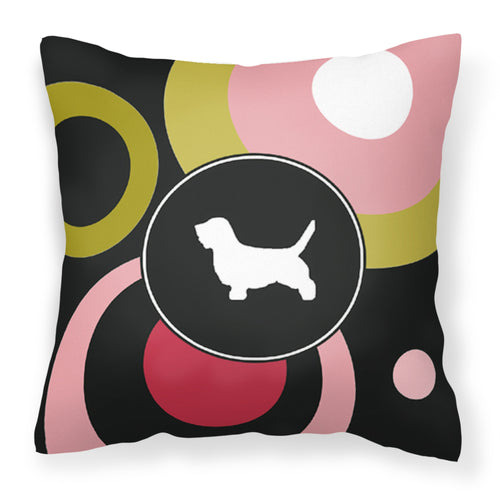 'Caroline'S Treasures Kj1087Pw1414 Petit Basset Griffon Vendeen Fabric Pillow, Large, Multicolor'