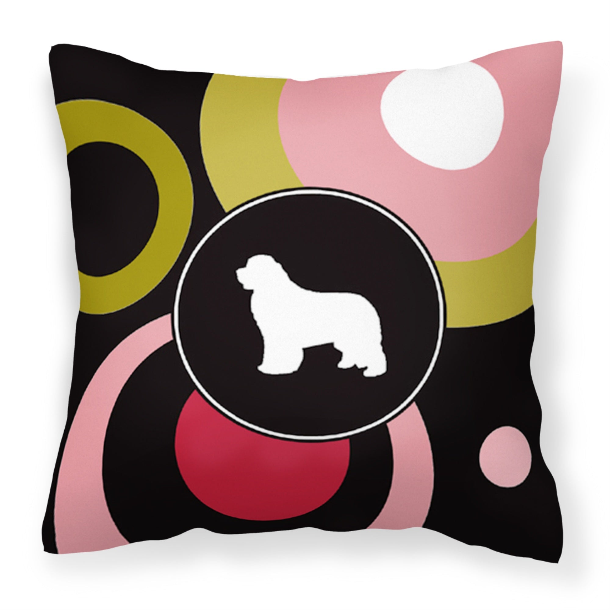 'Caroline'S Treasures Kj1089Pw1414 Newfoundland Decorative Canvas Fabric Pillow, Large, Multicolor'