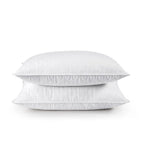 Set of 2 Machine Washable Down Feather Blend Pillow in King size