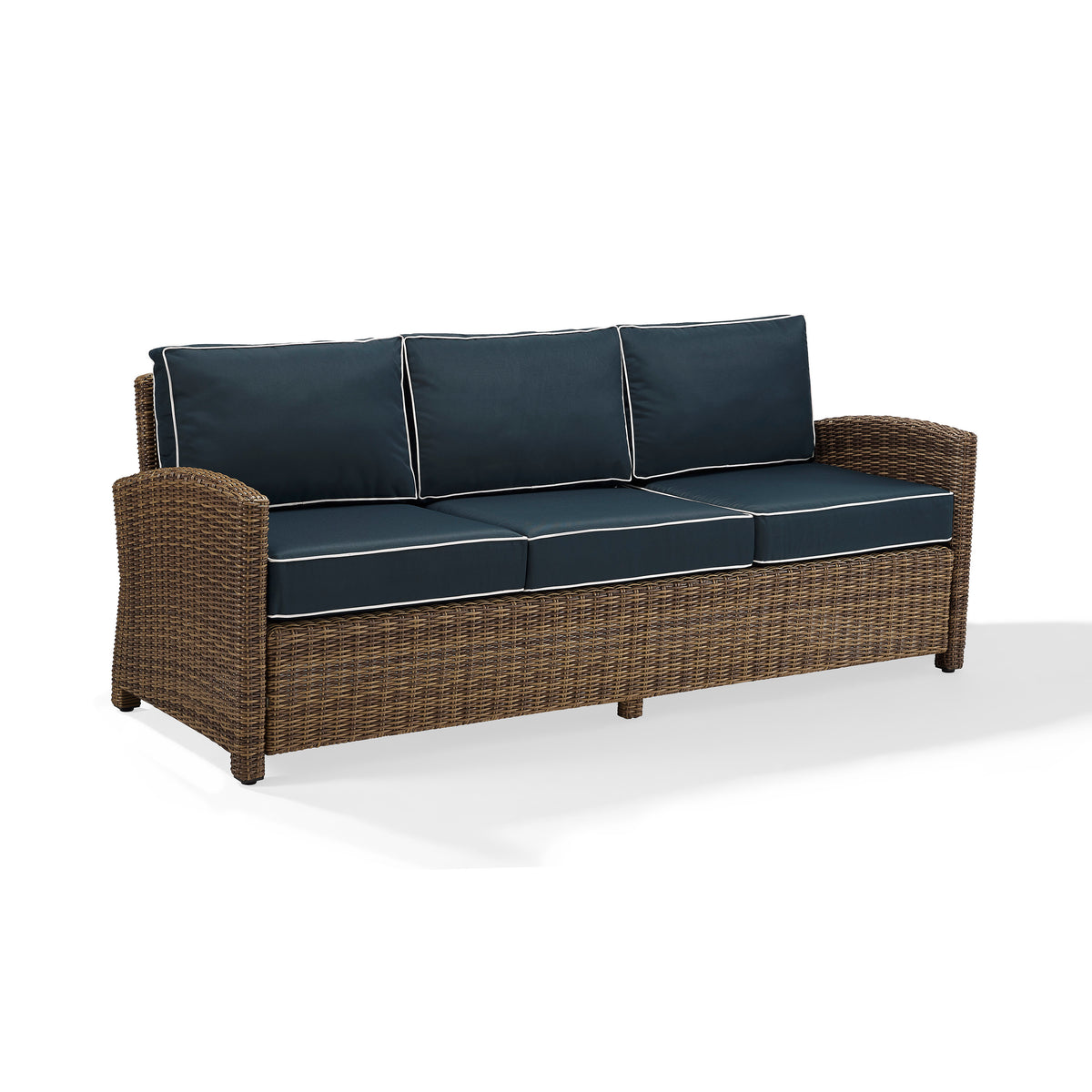 Bradenton Sofa With Navy Cushions