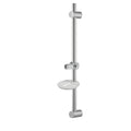 Kingston Brass KX2528SG 24 Slide Bar with Soap Dish and Hand Shower Holder, Brushed Nickel