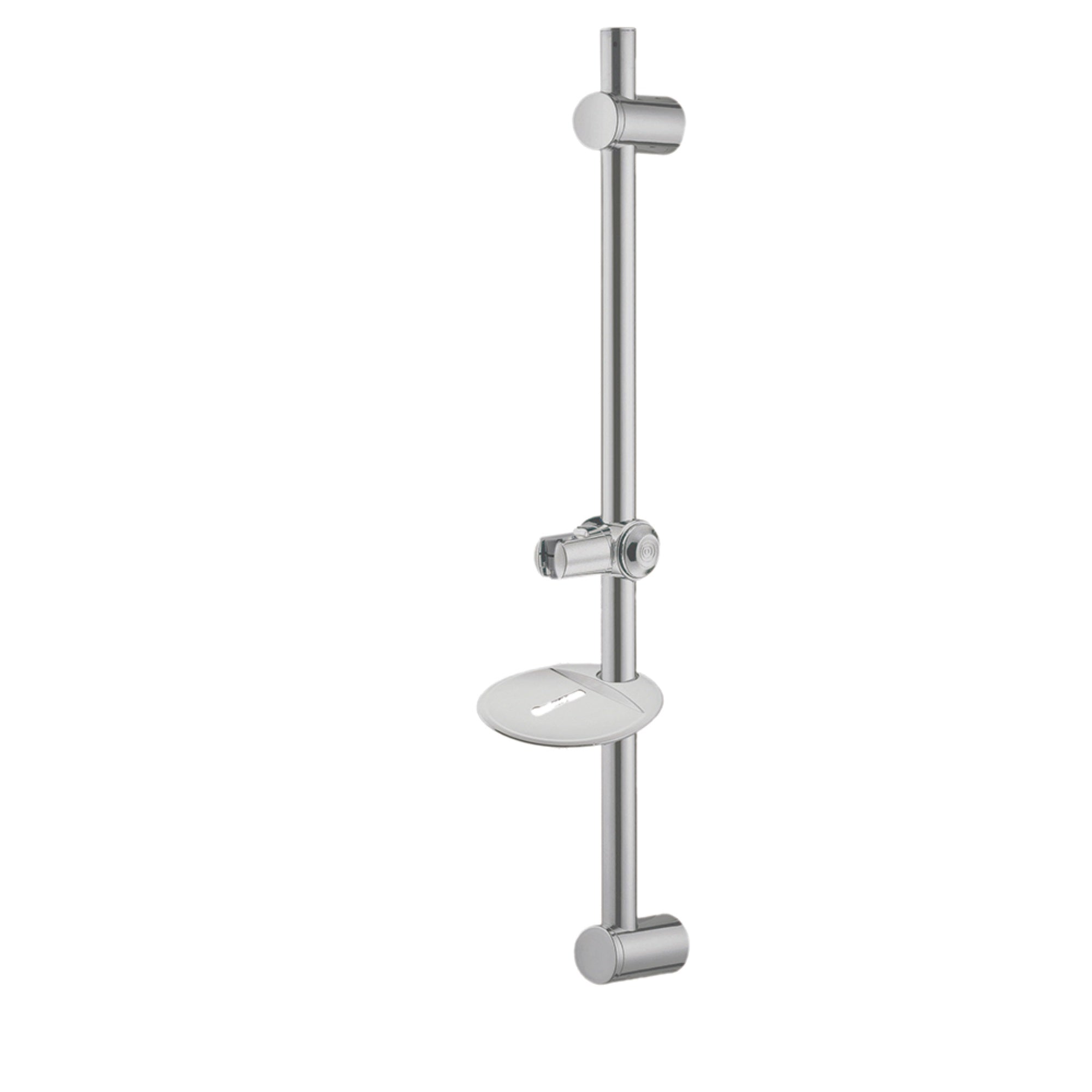 Kingston Brass KX2528SG 24 Slide Bar with Soap Dish and Hand Shower Holder, Brushed Nickel