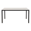 PARSON DINING TABLE WHITE MARBLE