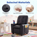 Kids Recliner Chair with Cup Holder & Adjustable Backrest