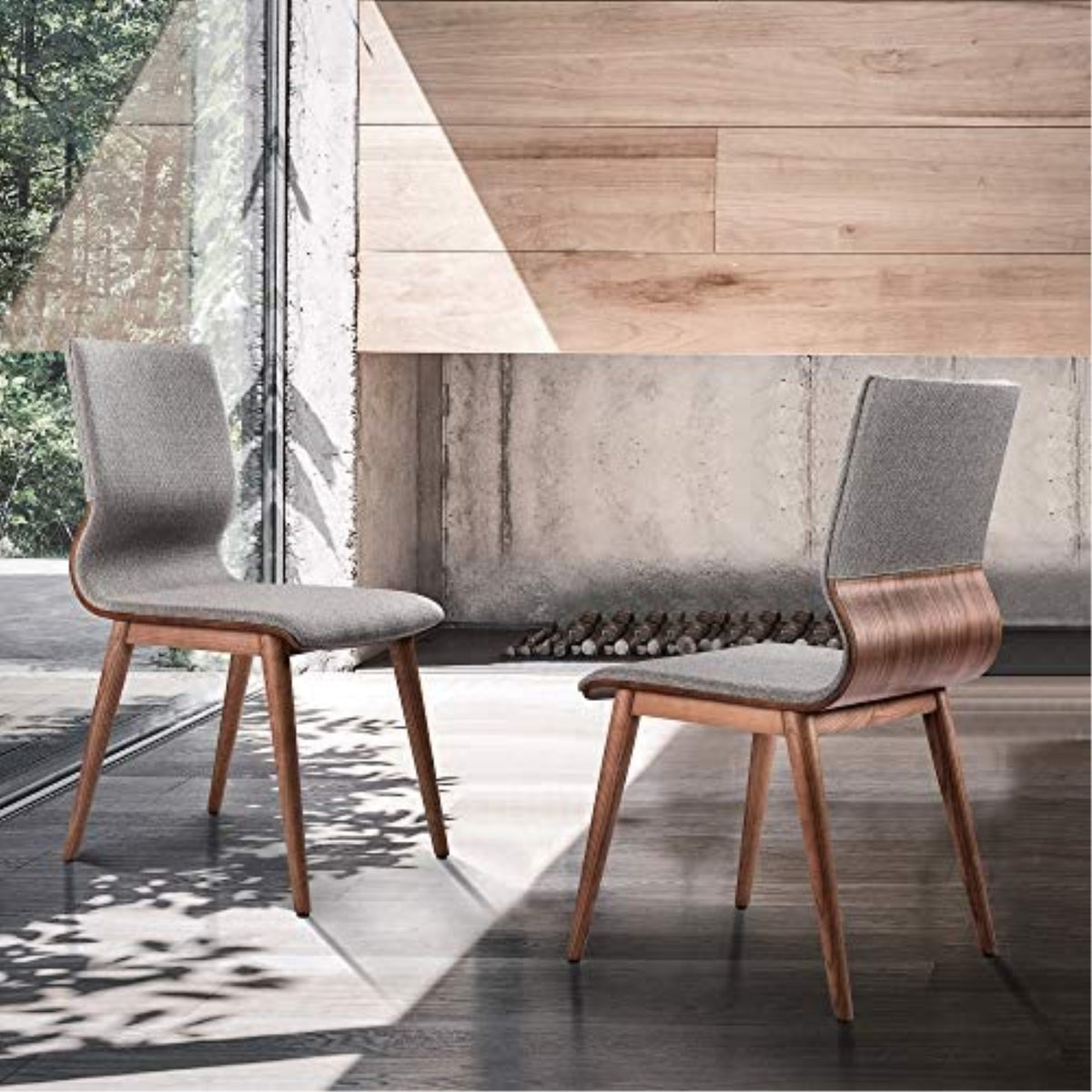 Ergode Robin Mid-Century Modern Dining Accent Side Chairs - Stylish, Functional, and Comfortable Seating for Modern Homes