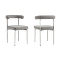 Shannon Upholstered Dining Chair with Metal Legs