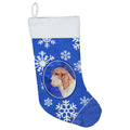 CarolineS Treasures Lh9307Cs Petit Basset Griffon Vendeen Snowflakes Holiday Christmas Stocking, 11 X 18 Inch  Inch , Multicolor
