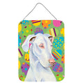 Inch CarolineS Treasures Lh9401Ds1216 Great Dane Easter Eggtravaganza Aluminium Metal Wall Or Door Hanging Prints, 16 Inch  Inch  X 12 Inch  Inch , Mul