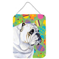 CarolineS Treasures Lh9409Ds1216 Bulldog English Easter Eggtravaganza Wall Or Door Hanging Prints, 16 Inch  Inch  X 12 Inch  Inch , Multicolor