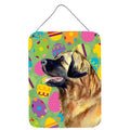 CarolineS Treasures Leonberger Easter Eggtravaganza Aluminium Metal Wall Or Door Hanging Prints, 16 Inch  Inch  X 12 Inch  Inch , Multicolor