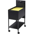 Lorell Standard Mobile File - 4 Casters - x 13.5 Width x 24.8 Depth x 28.3 Height - Black - 1 Each