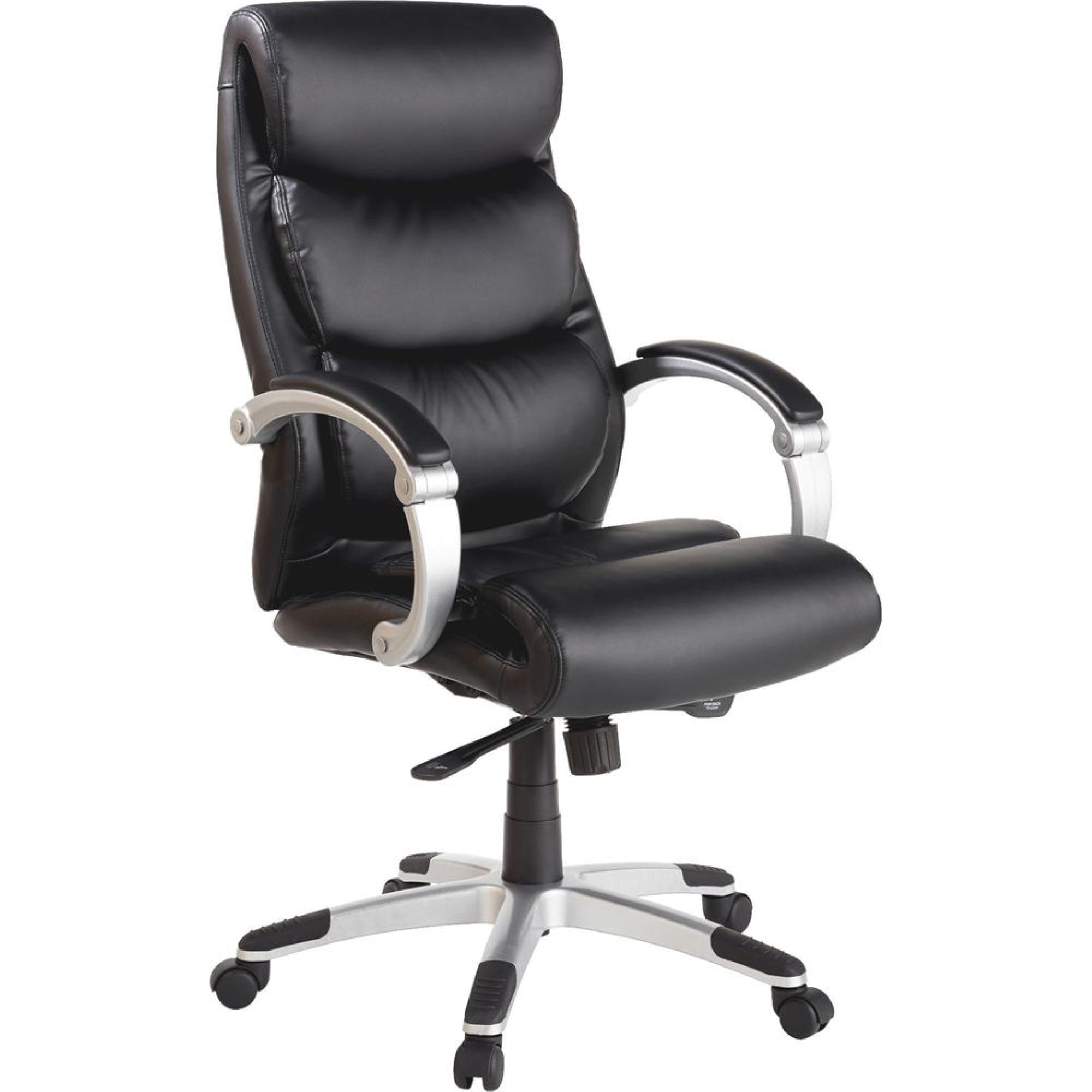 Lorell Executive Bonded Black Leather High-Back Chair