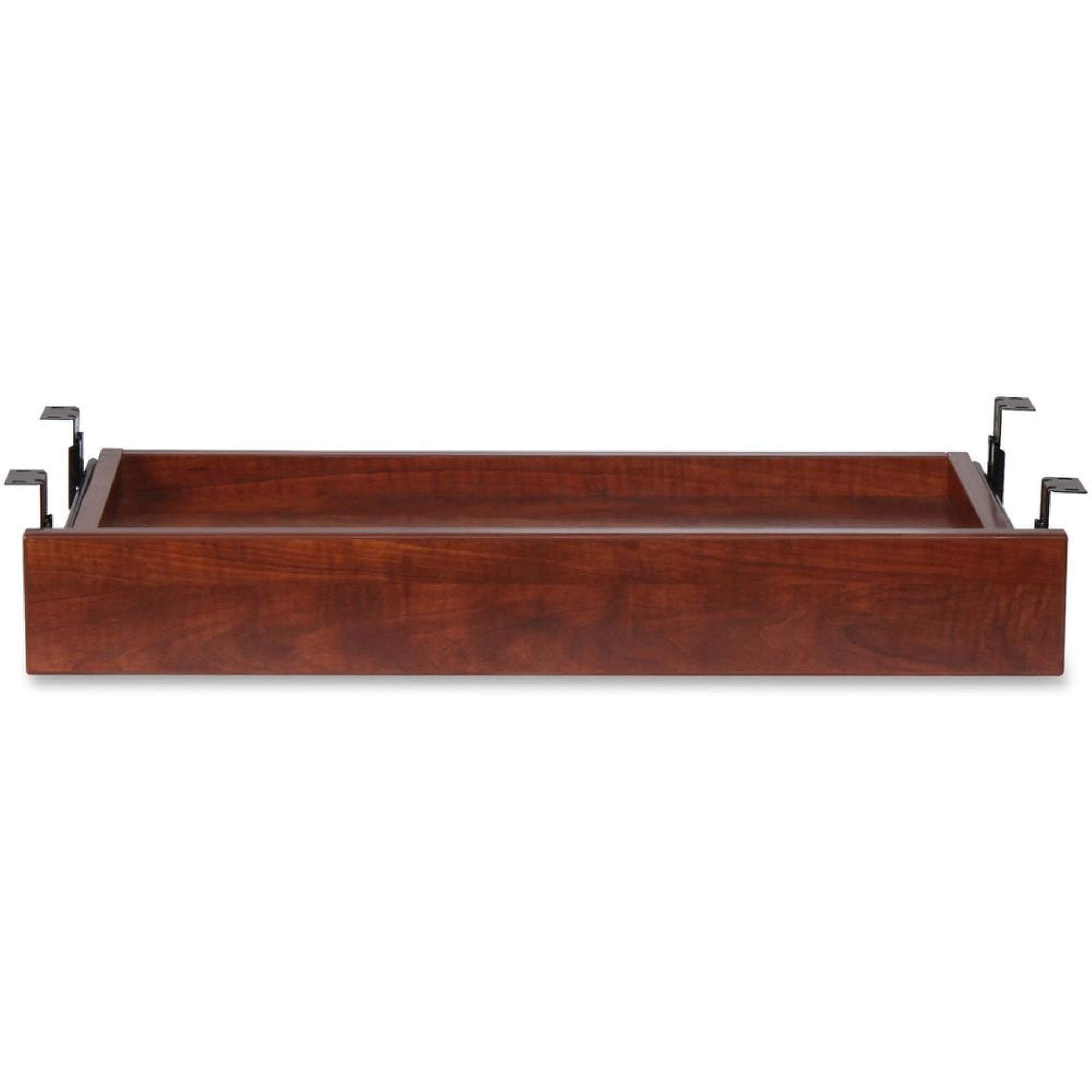 Lorell Cherry Laminate Universal Center Drawer - 28.4 Length x 16.7 Width x 5.1 Height - Cherry, Laminate