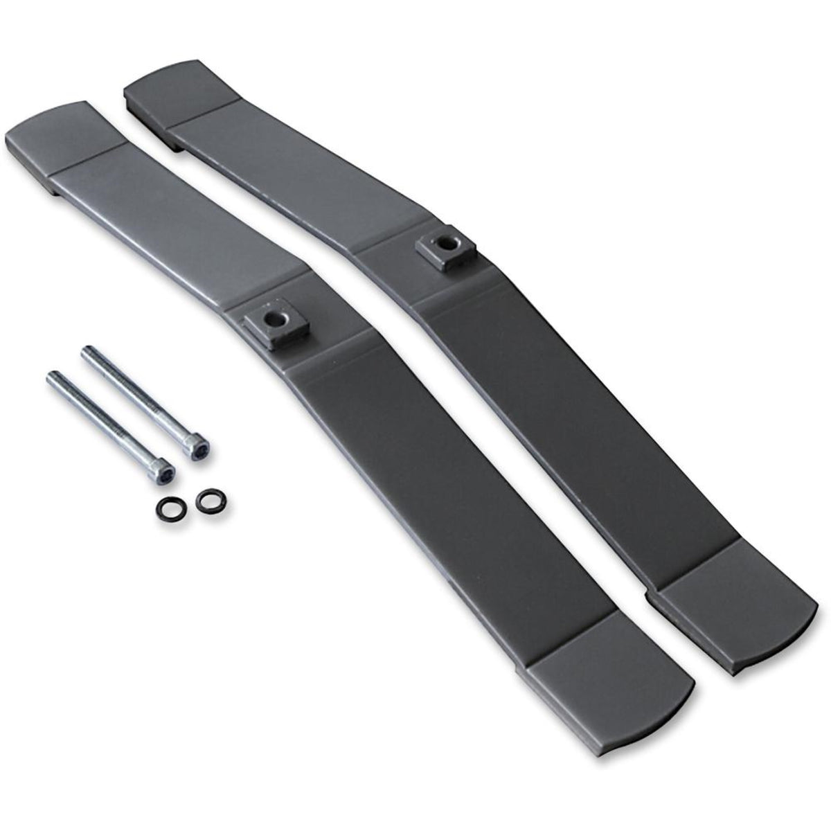 Lorell Panel Feet - 2 Width x 18.4 Depth x 1.9 Height - Aluminum - Aluminum