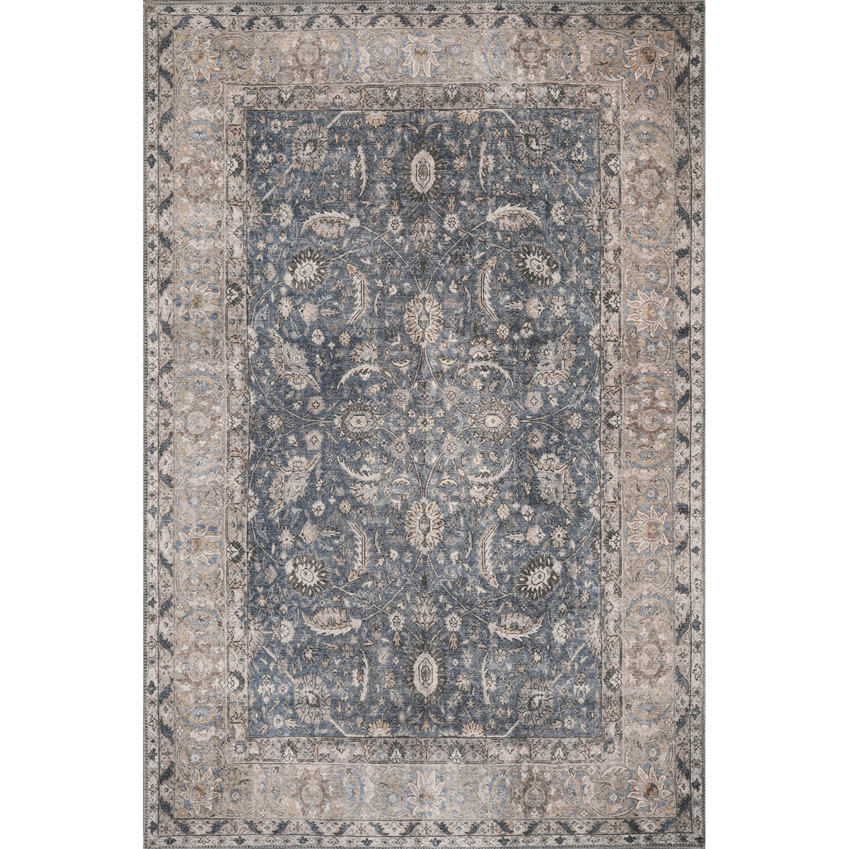 London 4802 Blue Madison Area Rug, Size  10 X 14