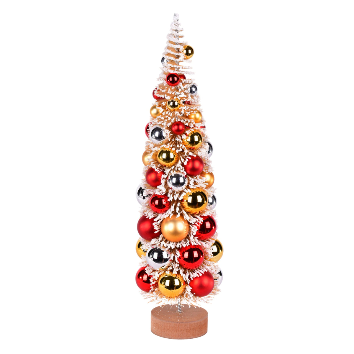 18 Inch  Frst Gold Tree Redgoldsilver Balls