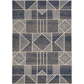 Lucia 2774 Blue Dimensions Area Rug, Size  23 Inch  X 45 Inch