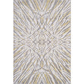 Luna 7146 Ivory/Gold Illusions Area Rug, Size  67 Inch  X 96 Inch