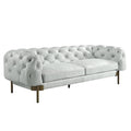 LV01021 - Sofa, Vintage White Top Grain Leather - Ragle