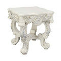 LV01218 End Table, Antique White Finish  Adara ( 1Pc/1Ctn )