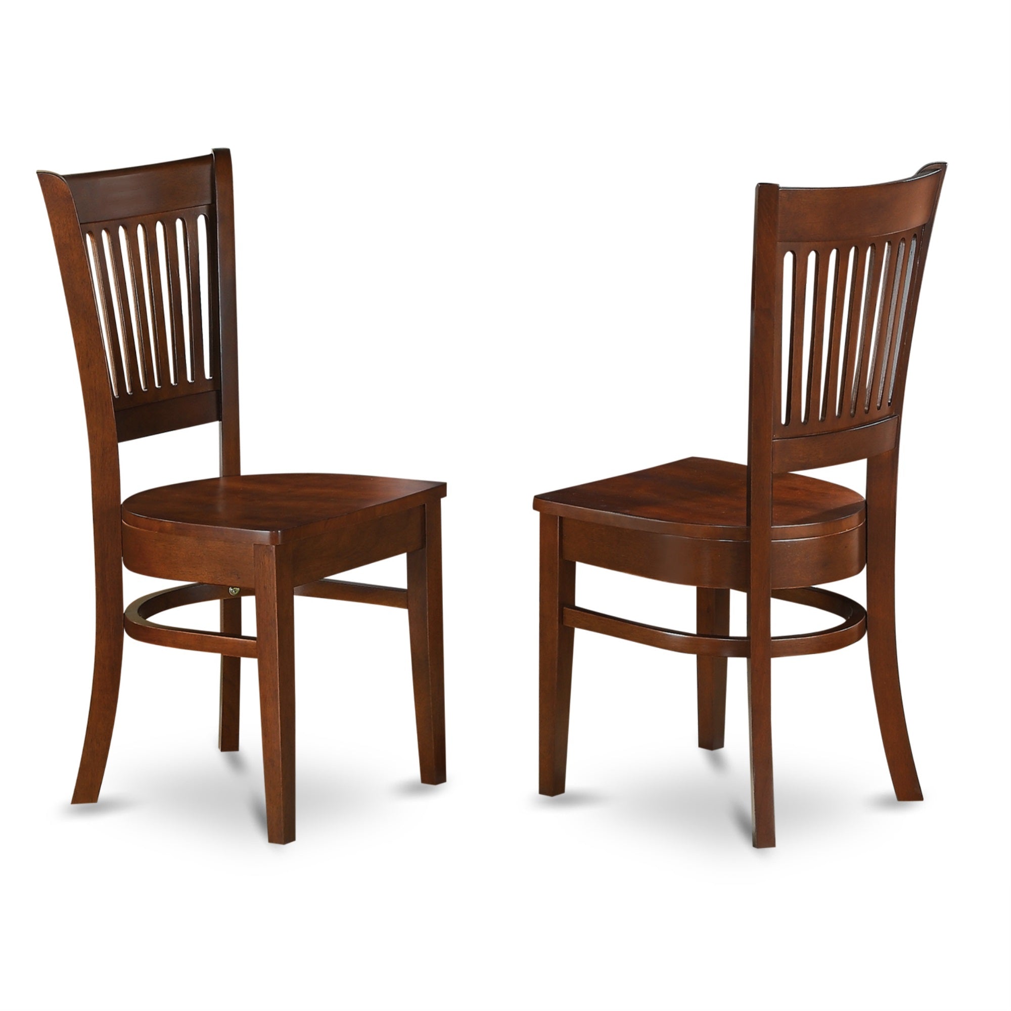 East West Furniture LYVA7-ESP-W Lynfield 7 Piece Set Consist of a Rectangle Dining Room Table with Butterfly Leaf and 6 Wooden Seat Chairs, 36x66 Inch