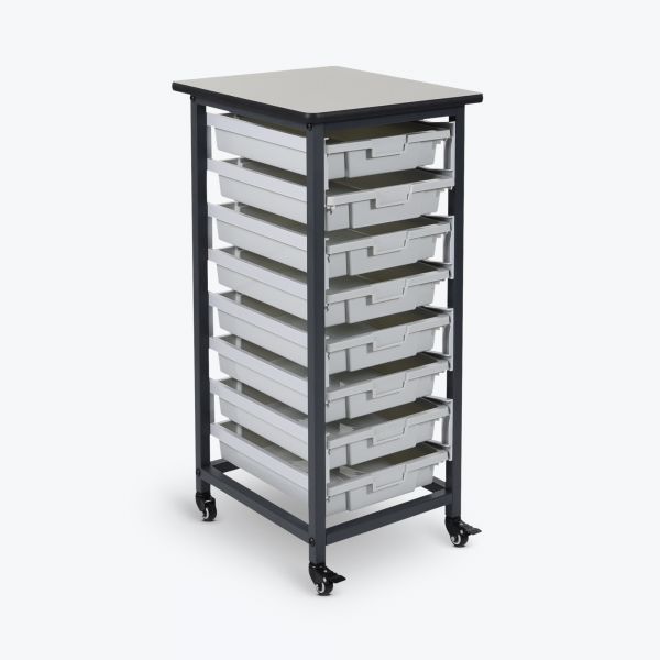 Luxor MBSSR8S Mobile Bin System  Single Row