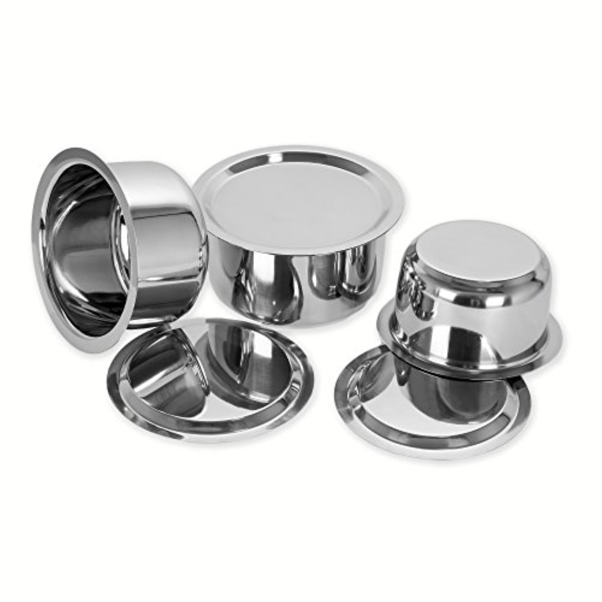 Sumeet 3 Pcs Stainless Steel Induction & Gas Stove Friendly Container Set / Tope / Cookware Set With Lids Size No.10 to No.12 Capacity No 10 - 1L Tope with lid  No 11 - 1.4L Tope with lid  No 12 - 1.8L