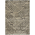 Merino 6715 Charcoal Waves Area Rug, Size  710 Inch  X 910 Inch