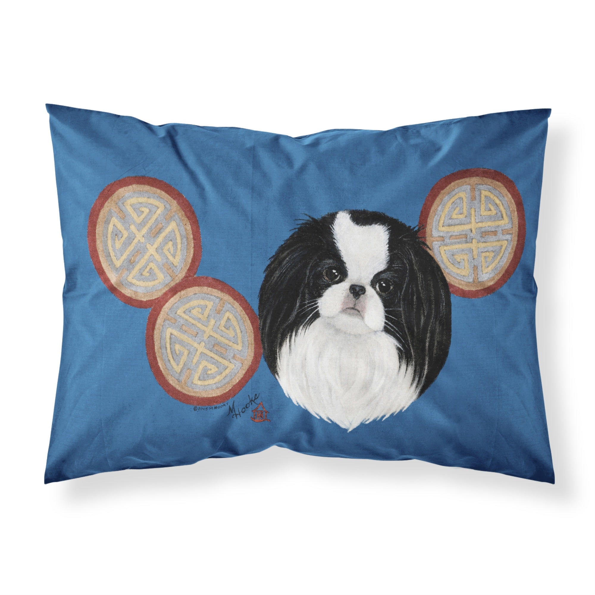 'Caroline'S Treasures Mh1003Pillowcase Japanese Chin Fabric Standard Pillowcase, Large, Multicolor'