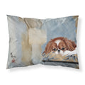 'Caroline'S Treasures Mh1010Pillowcase Japanese Chin Resting Fabric Standard Pillowcase, Large, Multicolor'