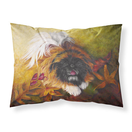 'Caroline'S Treasures Mh1046Pillowcase Pekingese Boogie Fabric Standard Pillowcase, Large, Multicolor'