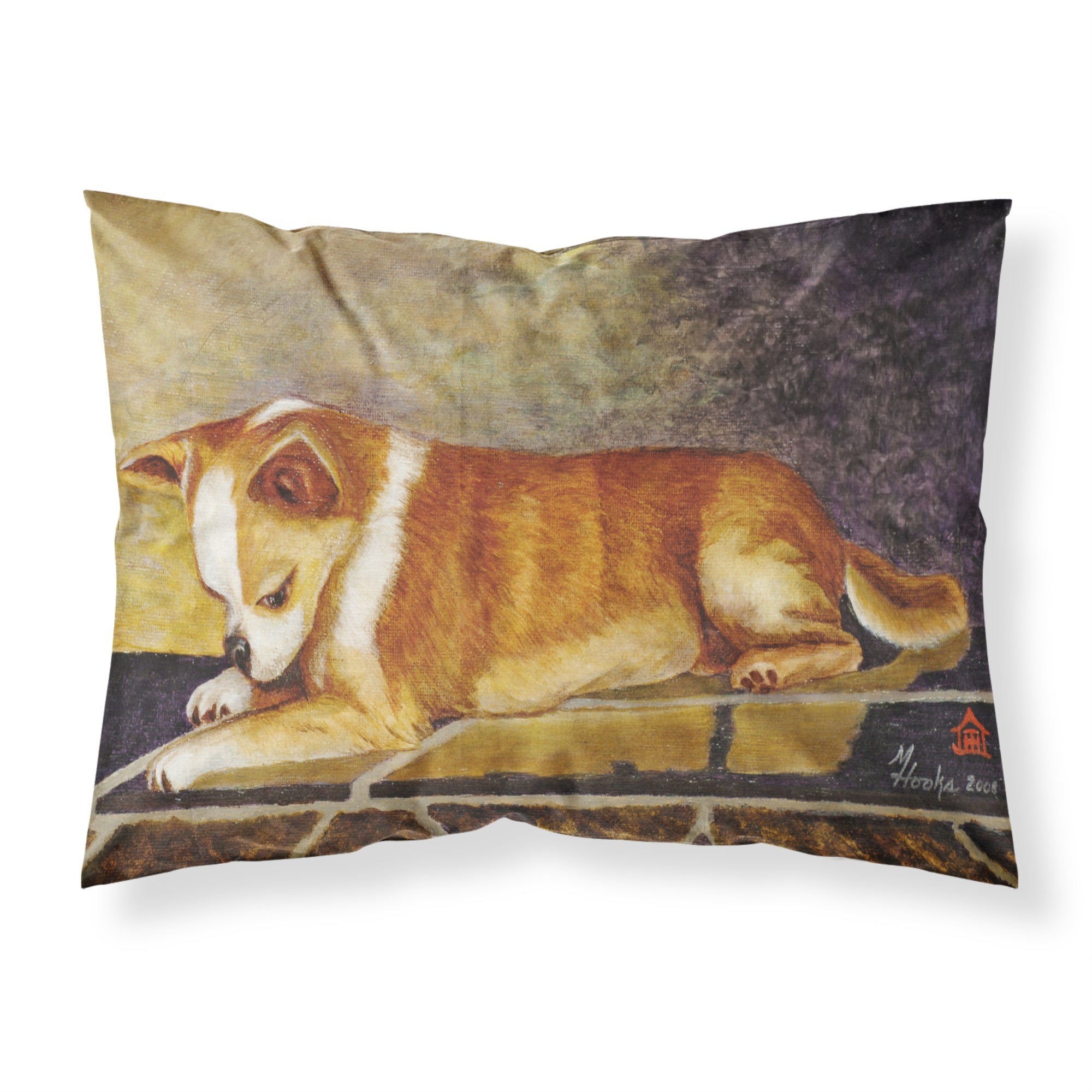 'Caroline'S Treasures Mh1052Pillowcase Chihuahua I See Me Fabric Standard Pillowcase, Large, Multicolor'