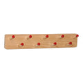 All-Purpose Natural Wood Wall Coat Rack