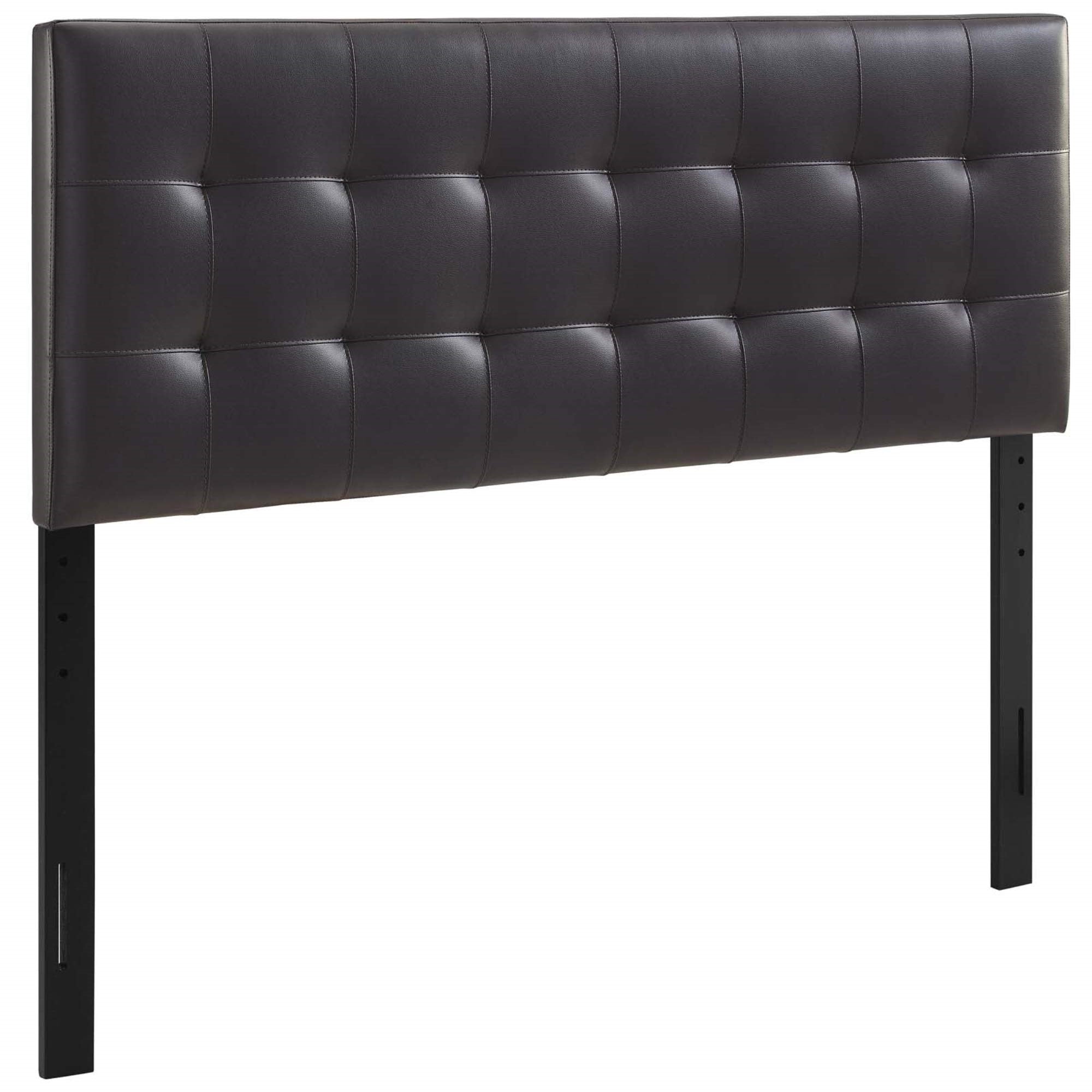 Yardlio Lily Full Upholstered Faux Leather Tufted Headboard - Sophisticated and Durable