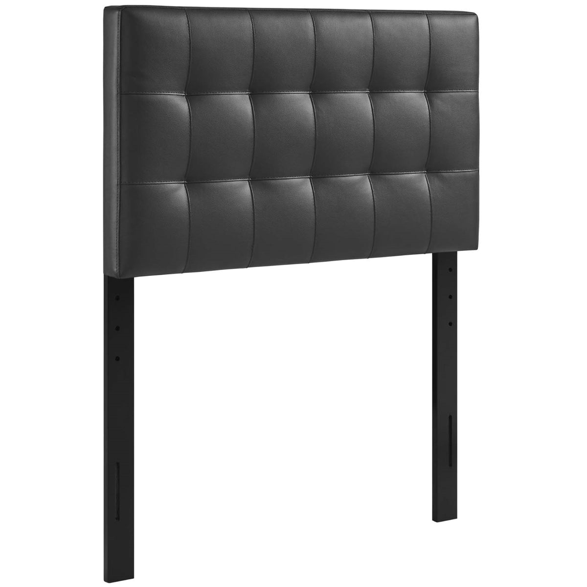 Ergode Lily Twin Upholstered Faux Leather Tufted Headboard - Upgrade Your Bedroom with Elegance - Durable & Lightweight - Perfec