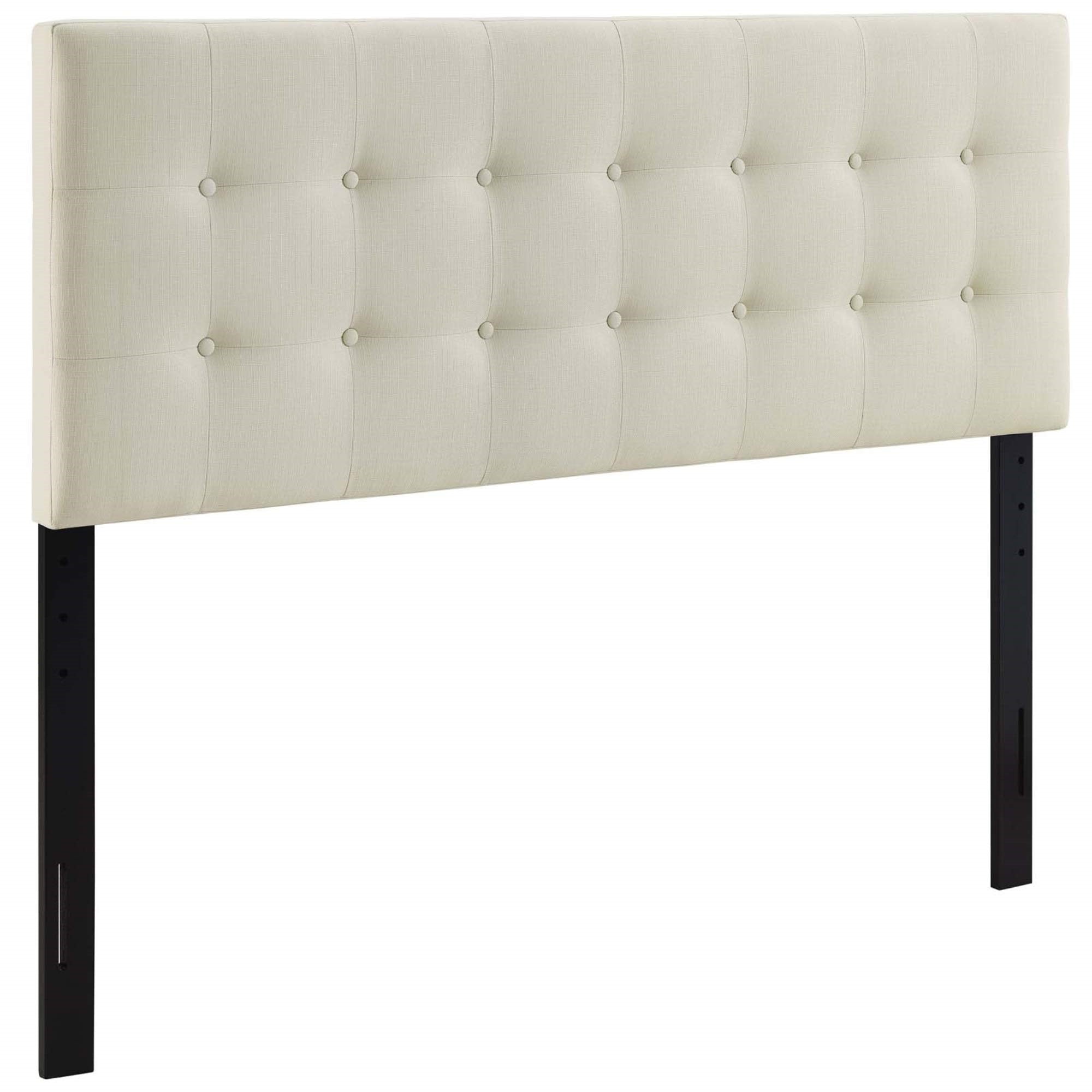 Yardlio Sophisticated Emily King Headboard - Durable Linen Fabric Upholstery