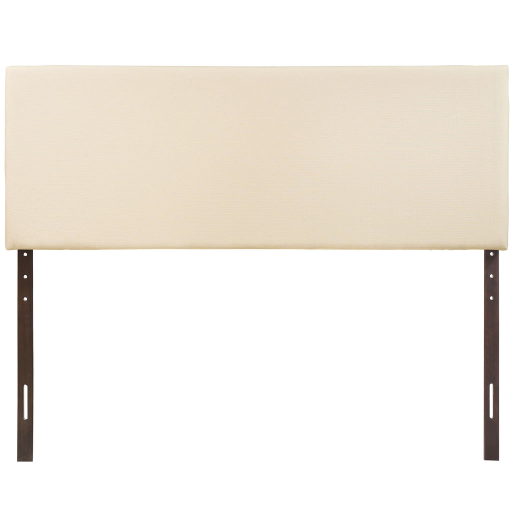 Modway Region Linen Fabric Upholstered King Headboard in Ivory