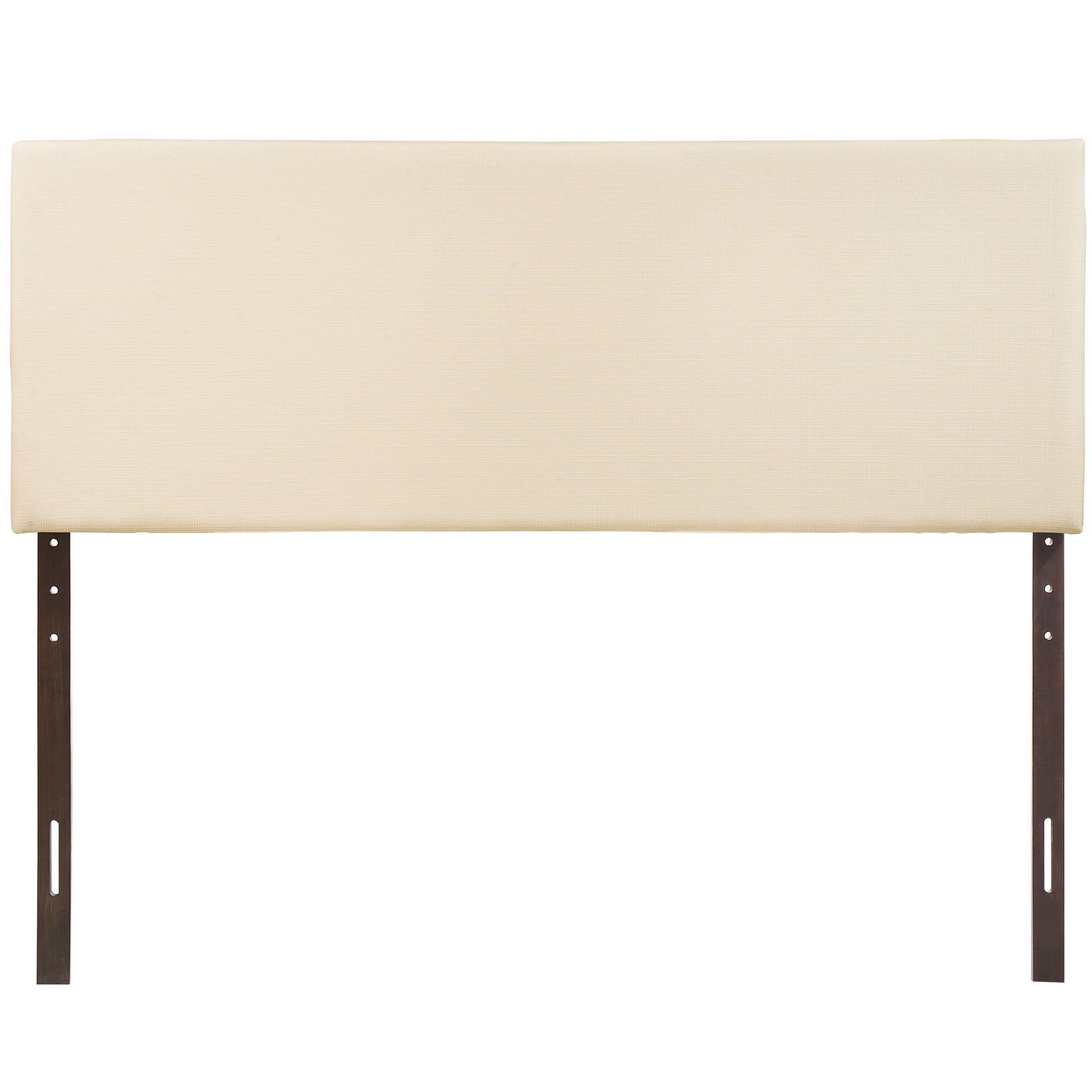 Modway Region Linen Fabric Upholstered King Headboard in Ivory